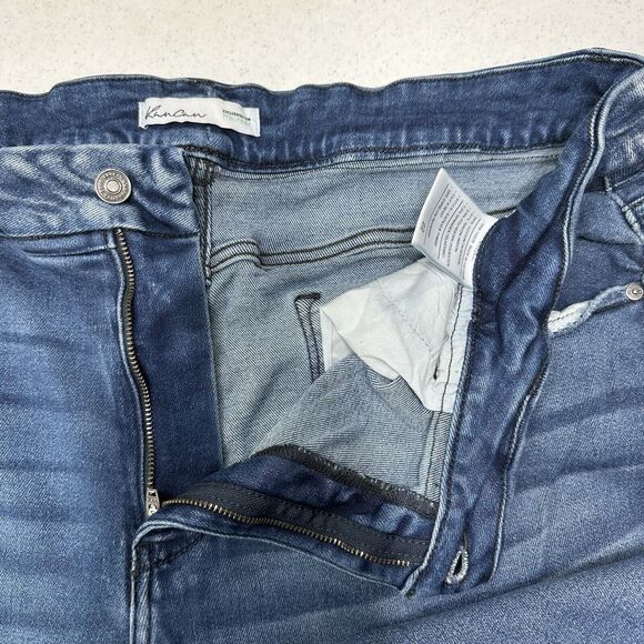 Kancan Jeans Womens 22 Skinny Blue Stretch Denim Distressed Grunge - Picture 9 of 13